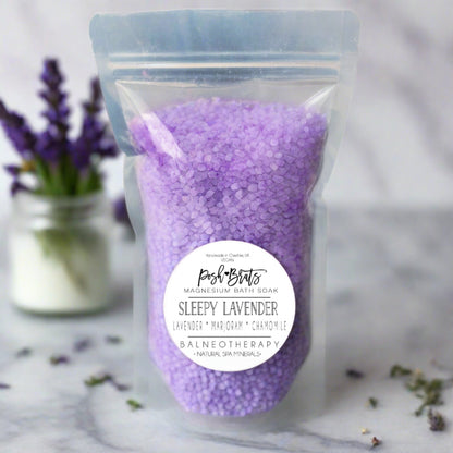 Sleepy Lavender Botanical Bath Salt Sachet