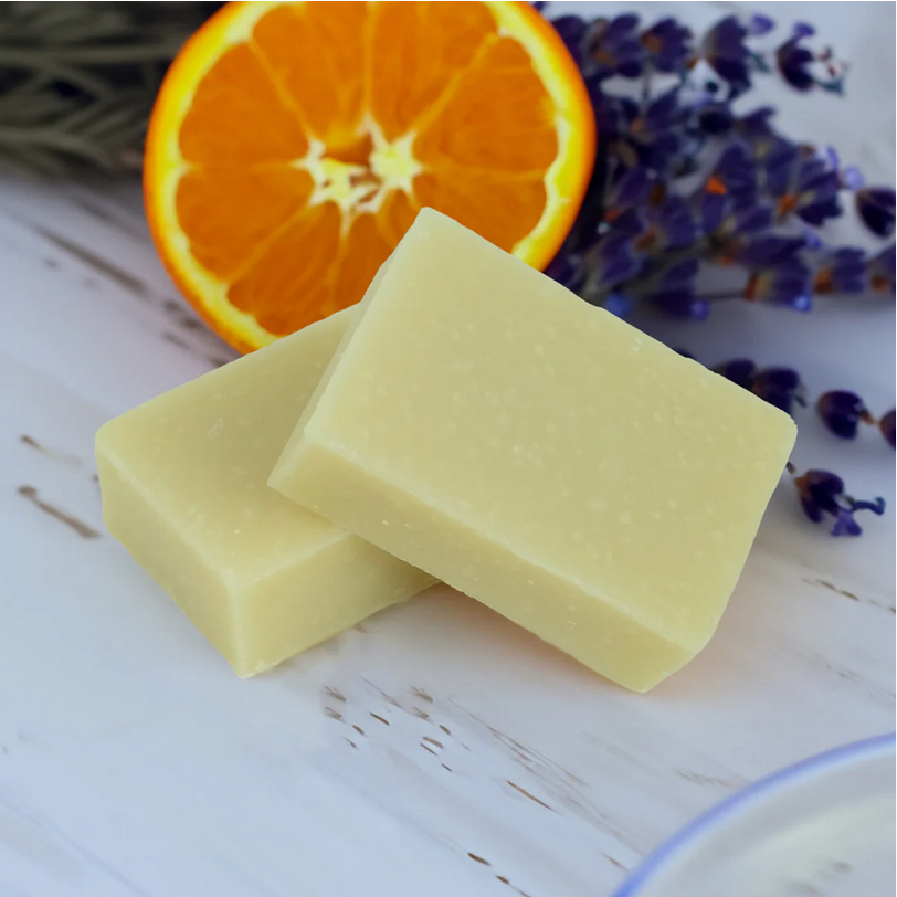 The Barber's Formula Orange Lavender Natural Soap Shaving Bar Posh Brats