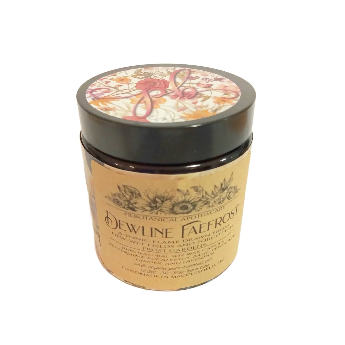 Dewline Faefrost Aromatherapy Essential Oil Soy Candle Posh Brats