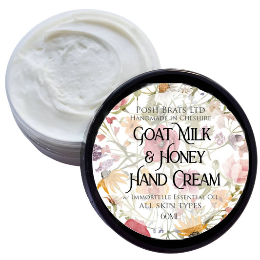 Goat milk and honey hand cream