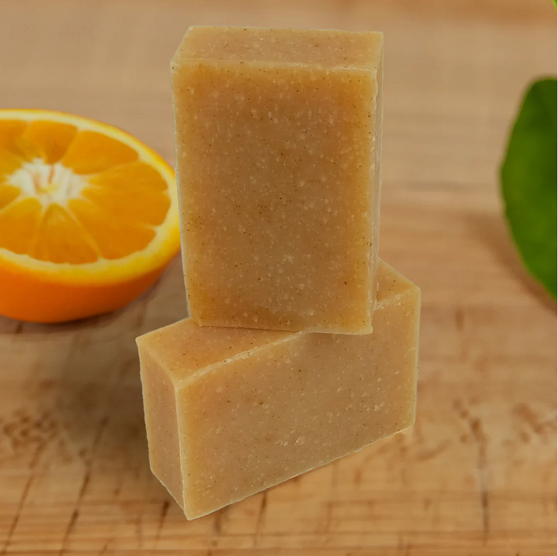 The Wake-Up Tisane Orange + Grapefruit Natural Soap Posh Brats