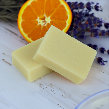 The Barber's Formula Orange Lavender Natural Soap Shaving Bar Posh Brats