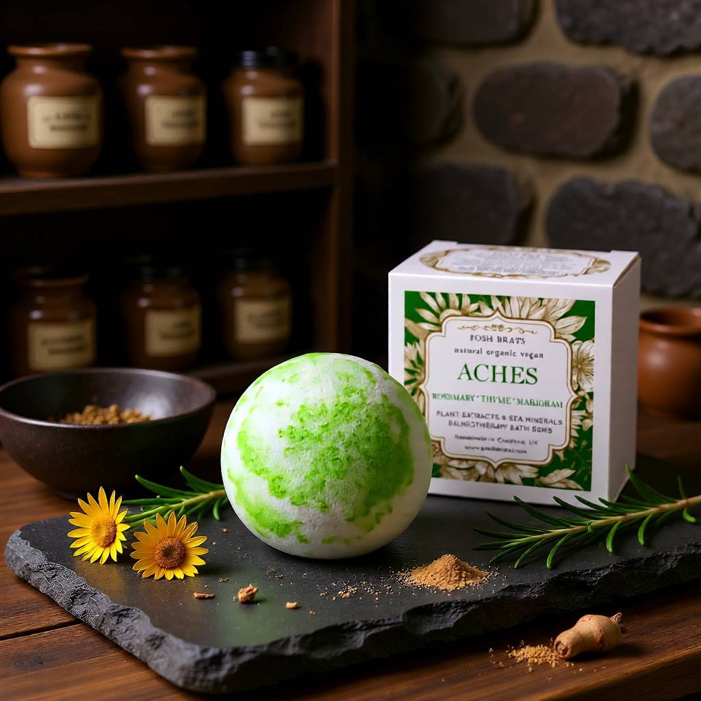 Aches Aromatherapy Bath Bomb Posh Brats