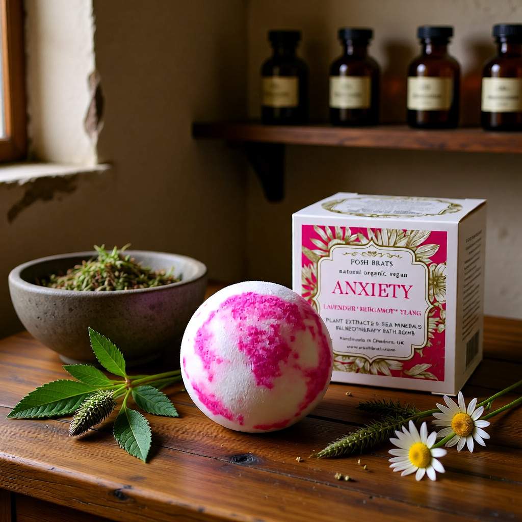 Anxiety Aromatherapy Bath Bomb Posh Brats