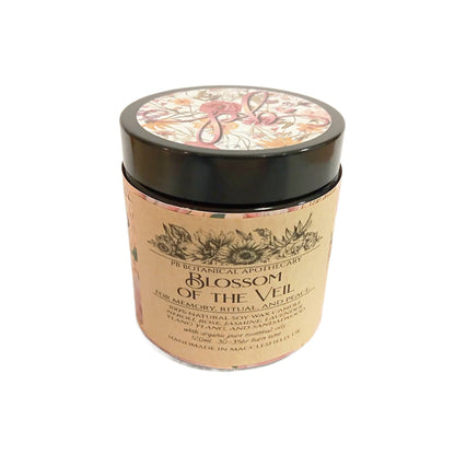 Blossom of the Veil Aromatherapy Essential Oil Soy Candle Posh Brats