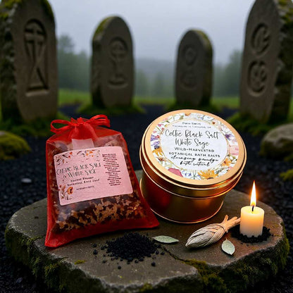 Celtic Black Salt Sage Bath Salt Posh Brats
