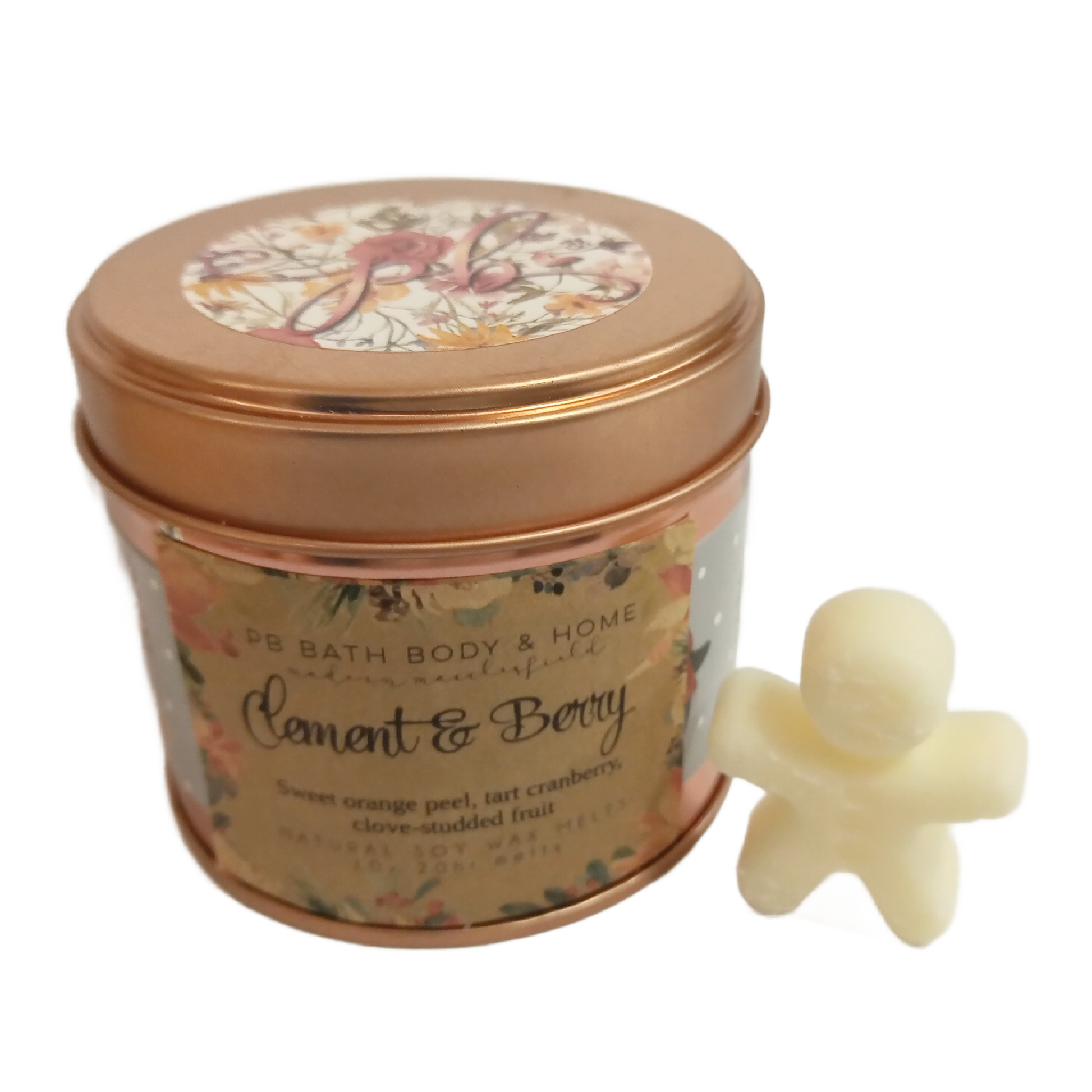 Clement & Berry Soy Wax Melt Gift Tin Posh Brats