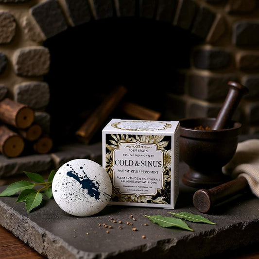 Cold Sinus Aromatherapy Bath Bomb Posh Brats