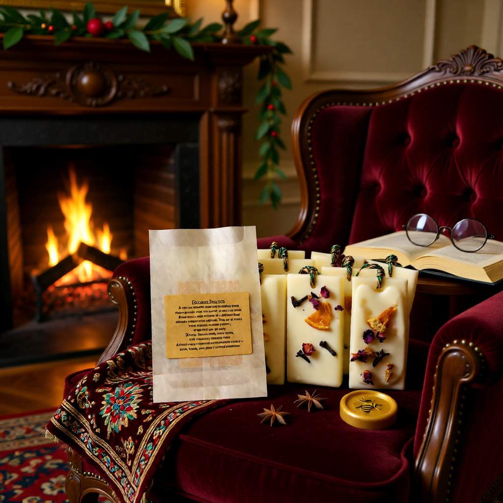 Dickens Parlour Wax Potpourri Sachet Tag Posh Brats