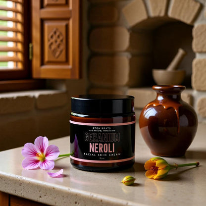 Geranium Neroli Facial Skin Cream Posh Brats