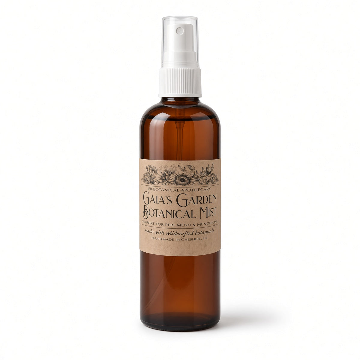 Gaia’s Garden Botanical Mist – Lavender, Geranium & Clary Sage Meno Body Mist