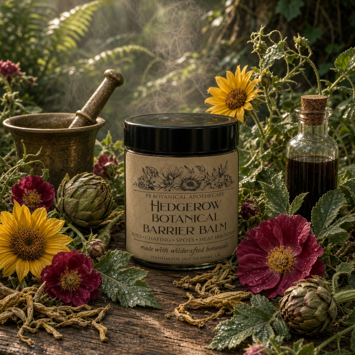 Hedgerow Botanical Barrier Balm – Zinc & Aloe Protective Skin Cream