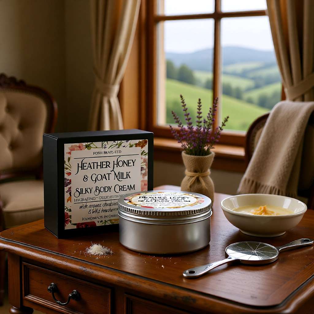 Heather Honey Goat Milk Body Butter Silky Cream Posh Brats