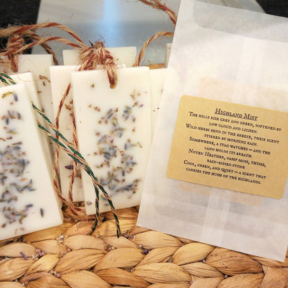 Highland Mist Wax Potpourri Sachet Tag Posh Brats