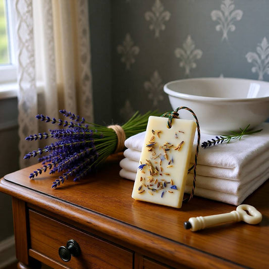 English Lavender Wax Potpourri Sachet Tag Posh Brats