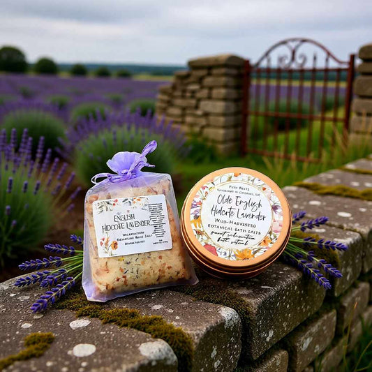 English Hidcote Lavender Botanical Bath Salt Posh Brats