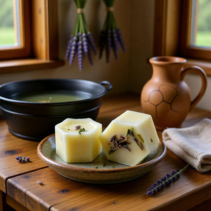 English Lavender Botanical Butter Bath Melt Posh Brats