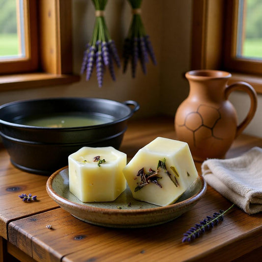 English Lavender Botanical Butter Bath Melt Posh Brats