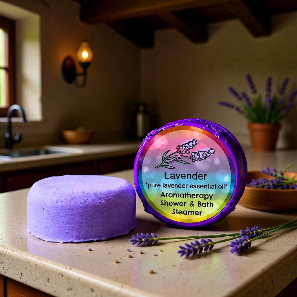 Lavender Aromatherapy Shower Steamer Posh Brats