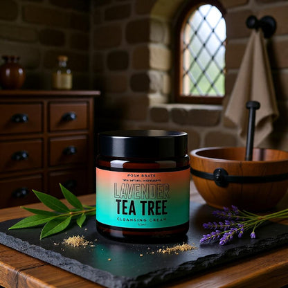 Lavender Tea Tree Clear Skin Cleansing Cream Posh Brats