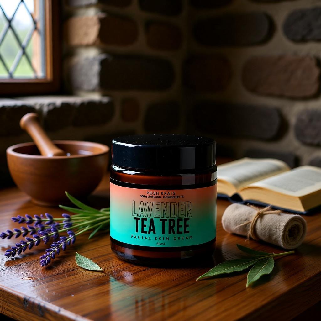 Lavender Tea Tree Clear Skin Cream Posh Brats