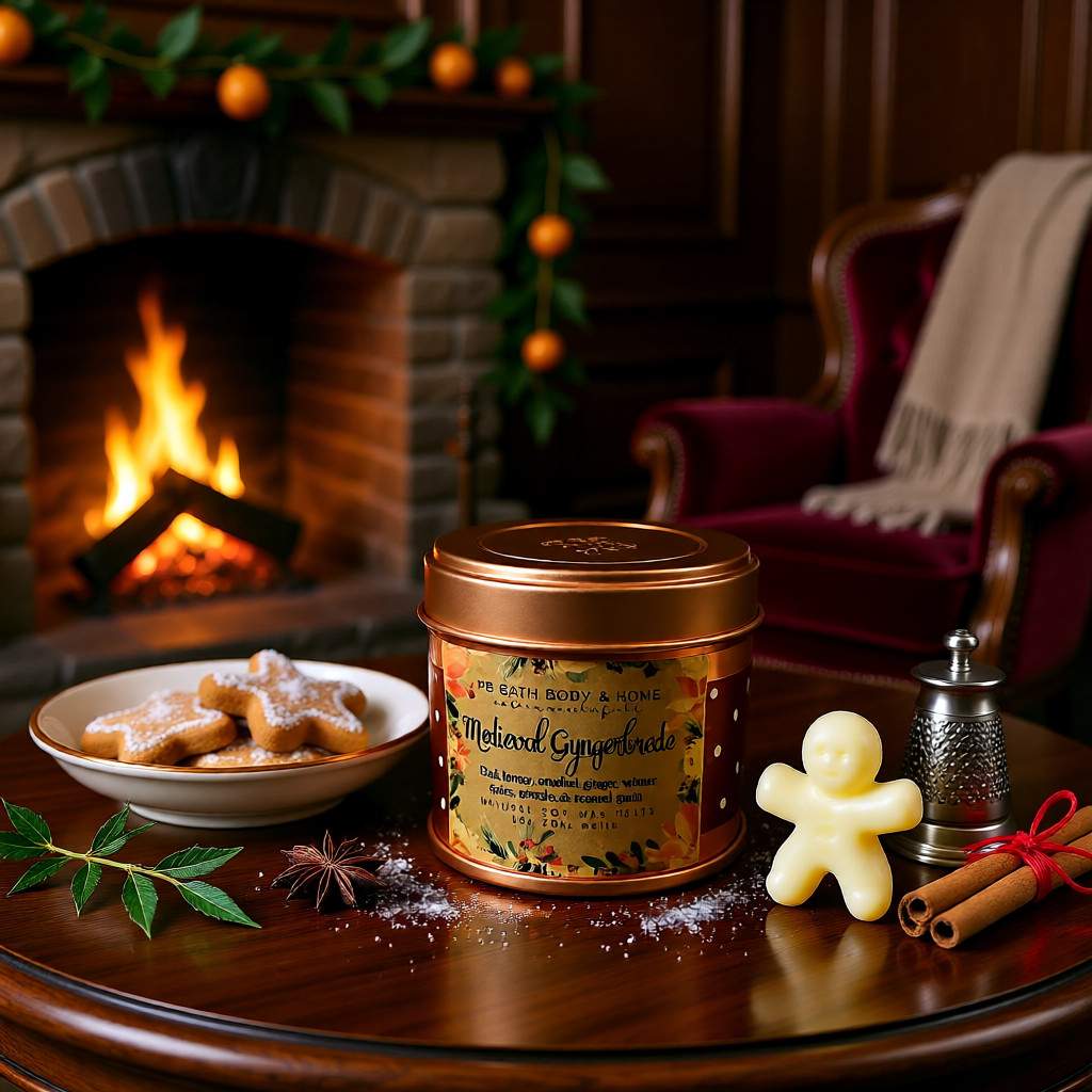 Medieval Gyngerbrede Soy Wax Melt Gift Tin Posh Brats