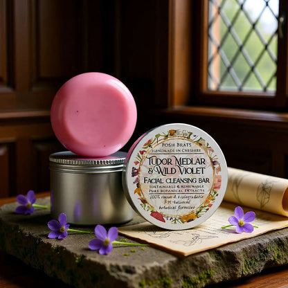 Tudor Medlar + Wild Violet Cleansing Bar Posh Brats
