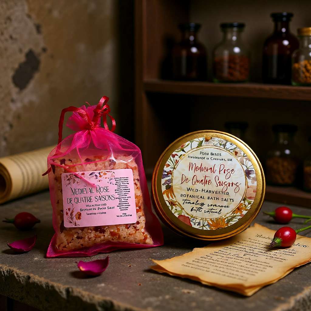 Medieval Rose Botanical Bath Salt Posh Brats