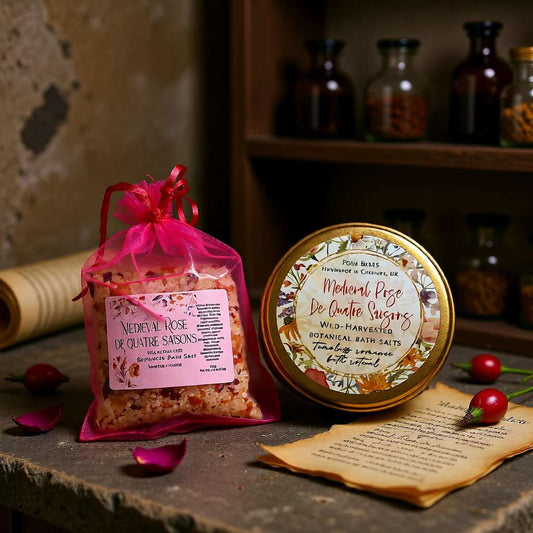 Medieval Rose Botanical Bath Salt Posh Brats