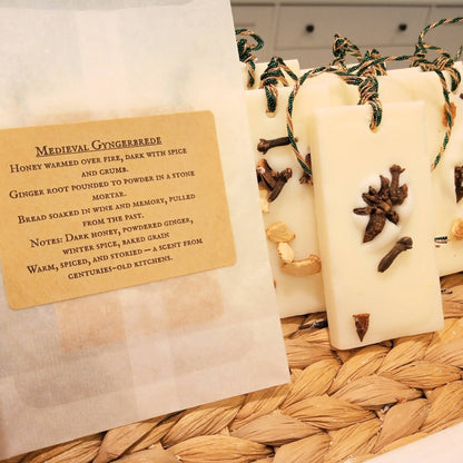 Medieval Gyngerbrede Wax Potpourri Sachet Tag Posh Brats