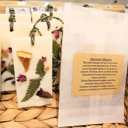 Midnight Hearth Wax Potpourri Sachet Tag Posh Brats