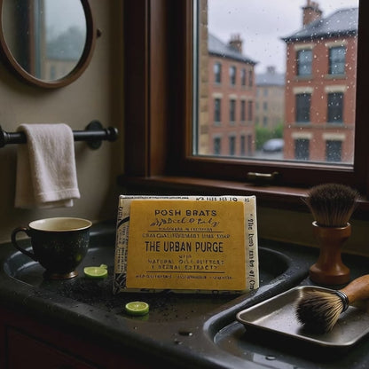 Urban Purge Charcoal Rosemary Lime Natural Soap