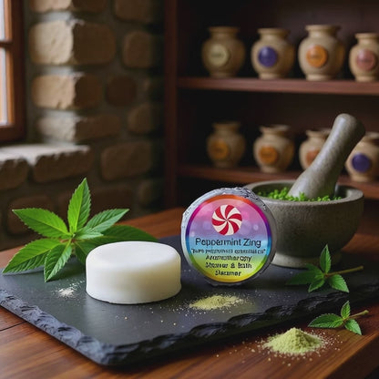 Peppermint Zing Aromatherapy Shower Steamer