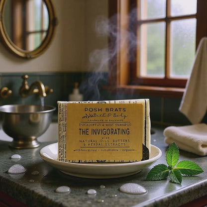 The Invigorating Eucalyptus Mint Natural Shampoo Bar
