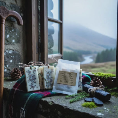 Highland Mist Wax Potpourri Sachet Tag