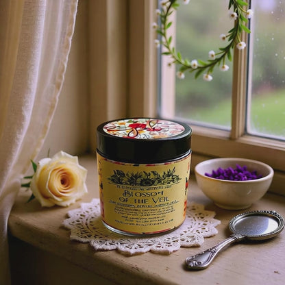 Blossom of the Veil Aromatherapy Essential Oil Soy Candle
