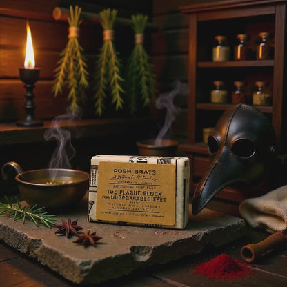 The Plague Block for Unspeakable Feet Antifungal Natural Soap
