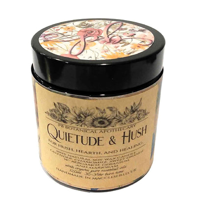 Quietude & Hush Aromatherapy Essential Oil Soy Candle