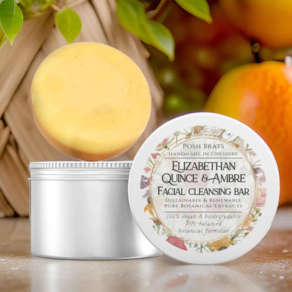 Elizabethan Quince + Ambre Cleansing Bar