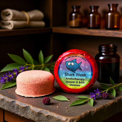 Shark Week PMS Aromatherapy Shower Steamer Posh Brats