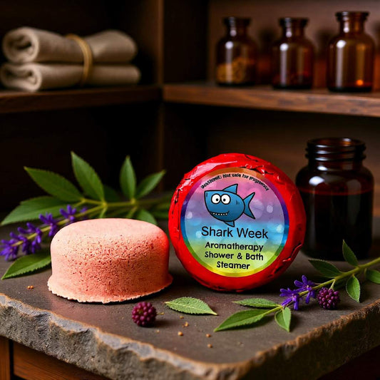 Shark Week PMS Aromatherapy Shower Steamer Posh Brats