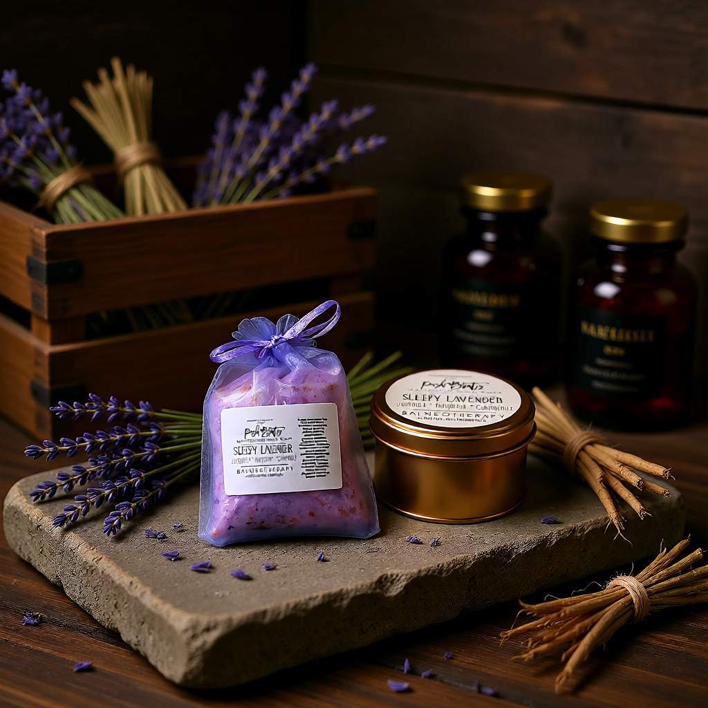 Sleepy Lavender Aromatherapy Bath Salt Posh Brats