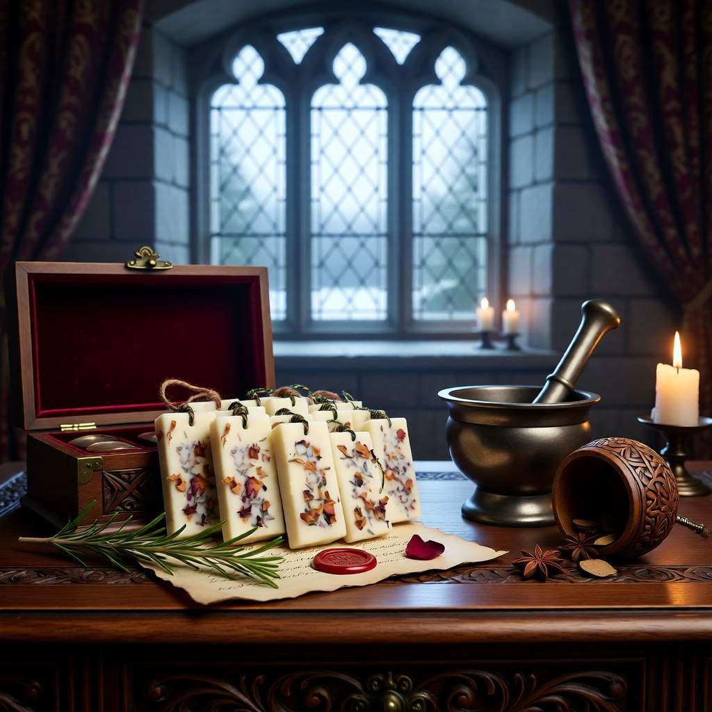 Tudor Castle Wax Potpourri Sachet Tag Posh Brats