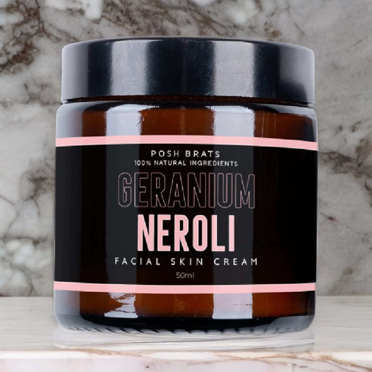 Geranium Neroli Skin Cream VEGAN | Organic All-Natural Posh Brats 