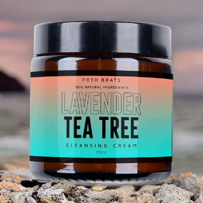 Lavender Tea Tree Clear Skin Aromatherapy Facial Cleansing Cream VEGAN
