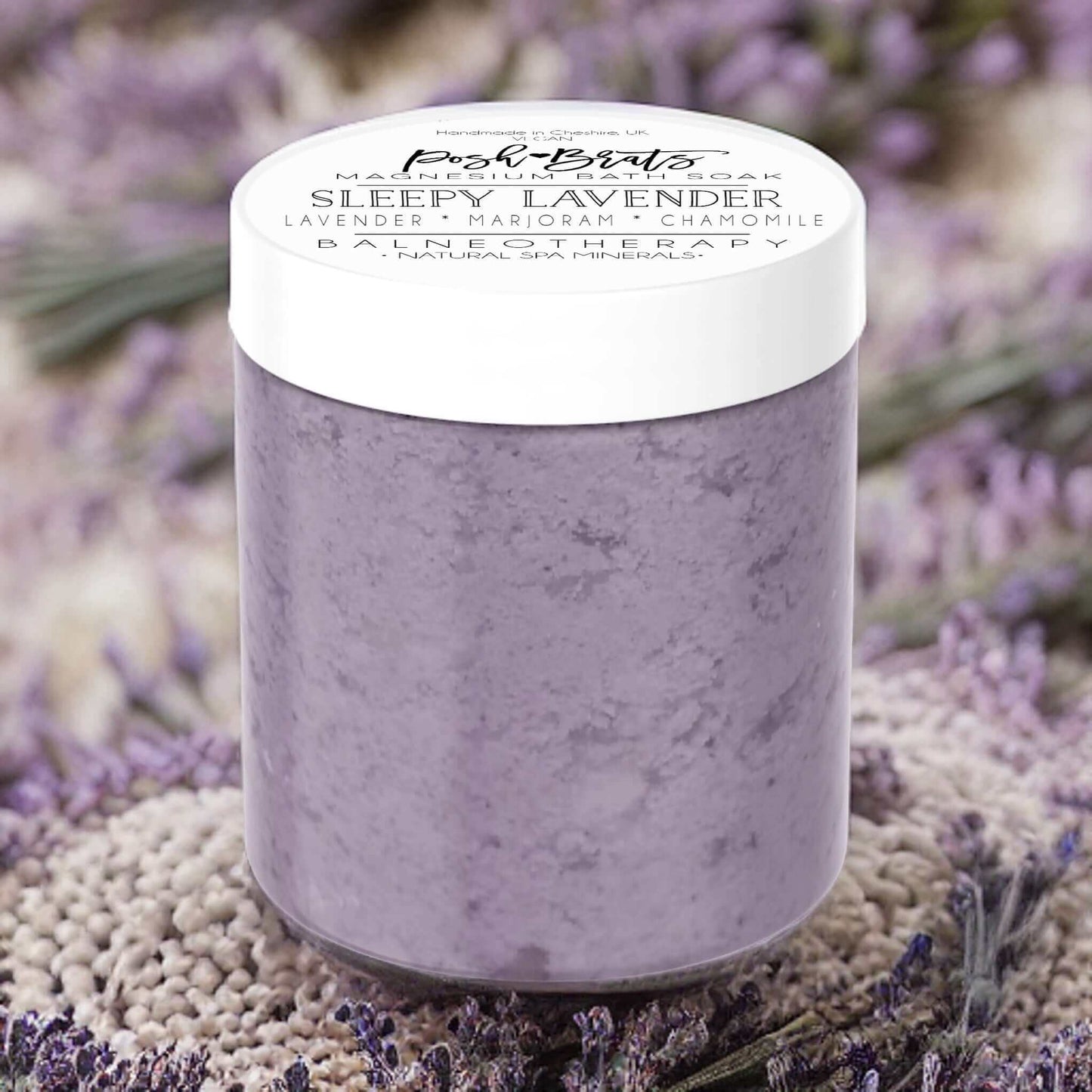 Sleepy Lavender Bath Salt Soak VEGAN | Magnesium + Sea Mineral